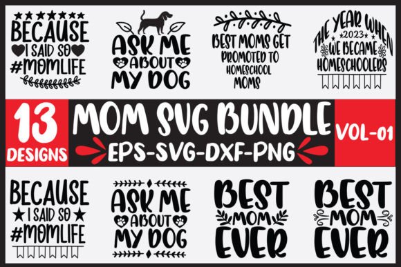 13 Mom Svg Bundle Vol-01: Embroidery Designer’s Real Review