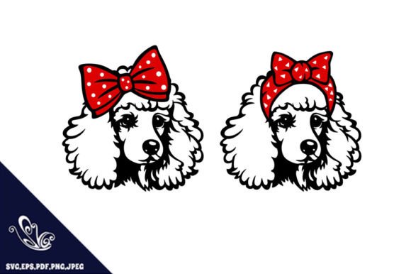 Cute Poodle Mom SVG Design for Professional Embroidery Projects