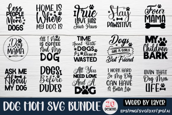 Dog Mom SVG Bundle, Fur Mom SVG Bundle: Real Stitch Review