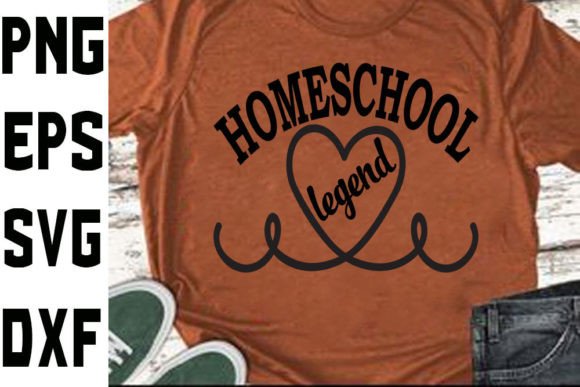 Homeschool Mom SVG Design: Homeschool Legend