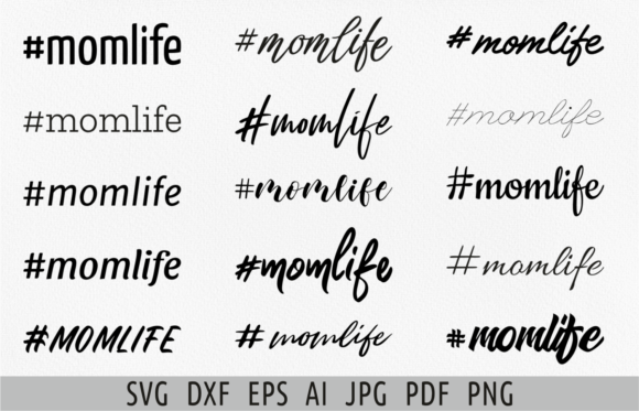 Mom Life SVG Bundle Hashtag Mom SVG File Review